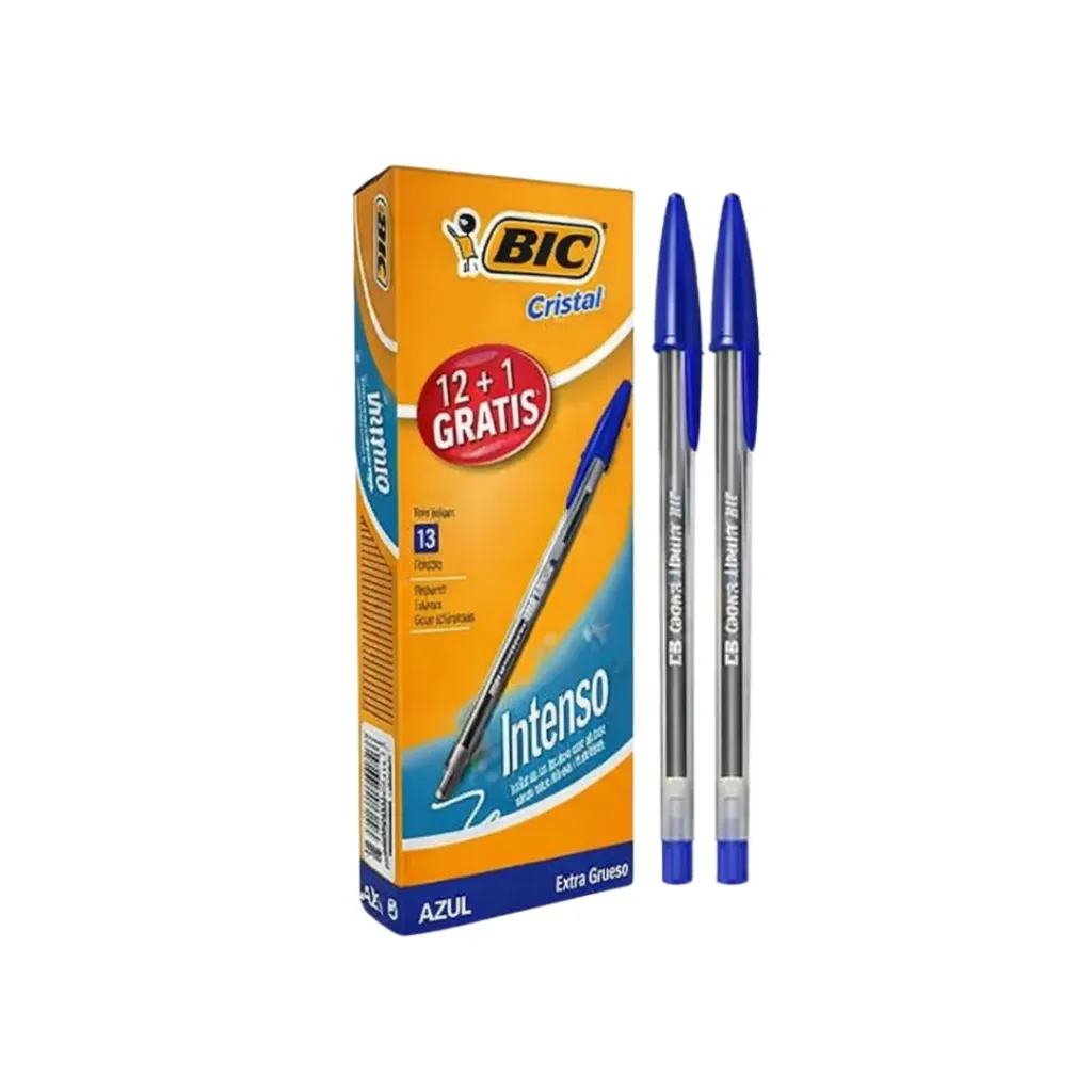 [kit-1584-negro] Caja 12 unidades Lápiz pasta intenso bold 1.6 - BIC (negro)