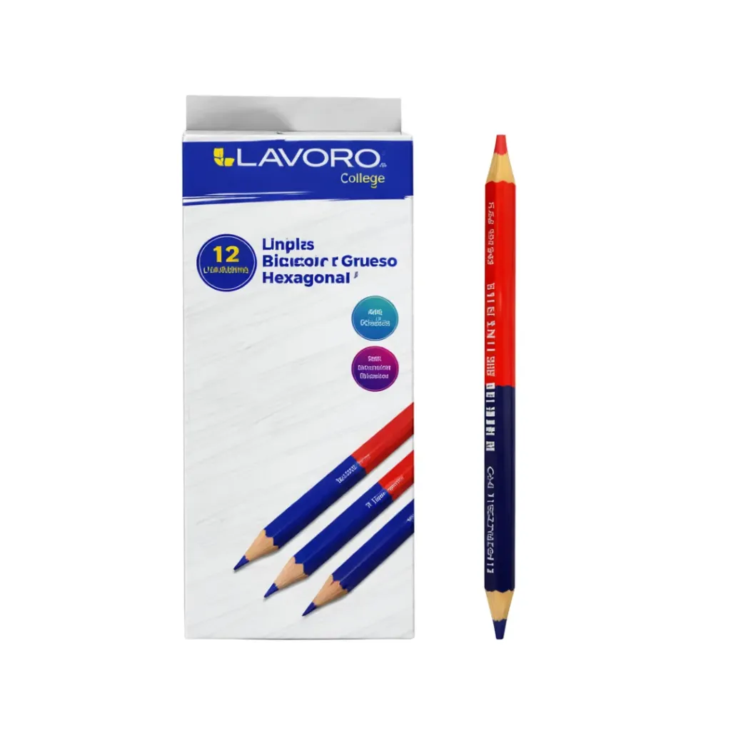 [kit-249] Caja 12 unidades Lápiz bicolor - Lavoro
