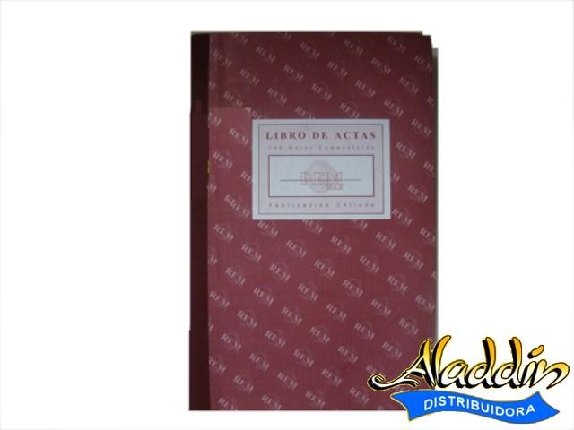Pack 4 unidades LIBRO ACTAS EMPASTADA REM 300 HJS COMP-REEM