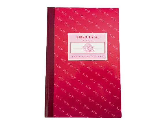 Pack 10 unidades Libro contab compra/venta iva rem empastado 50 hojas