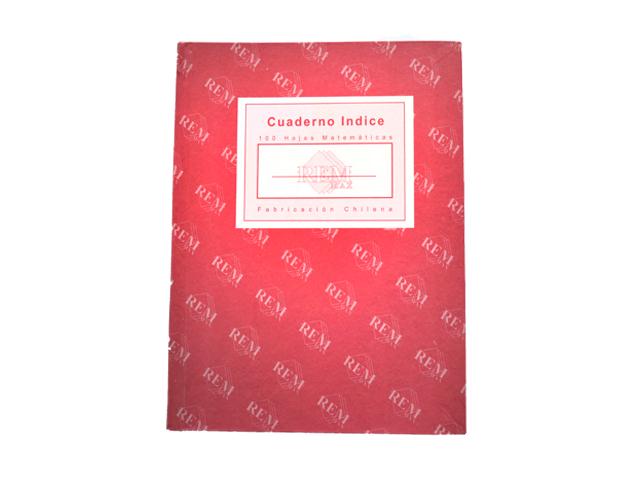 Pack 10 unidades CUAD ÍNDICE EMPASTADO REM 100 HJS MAT