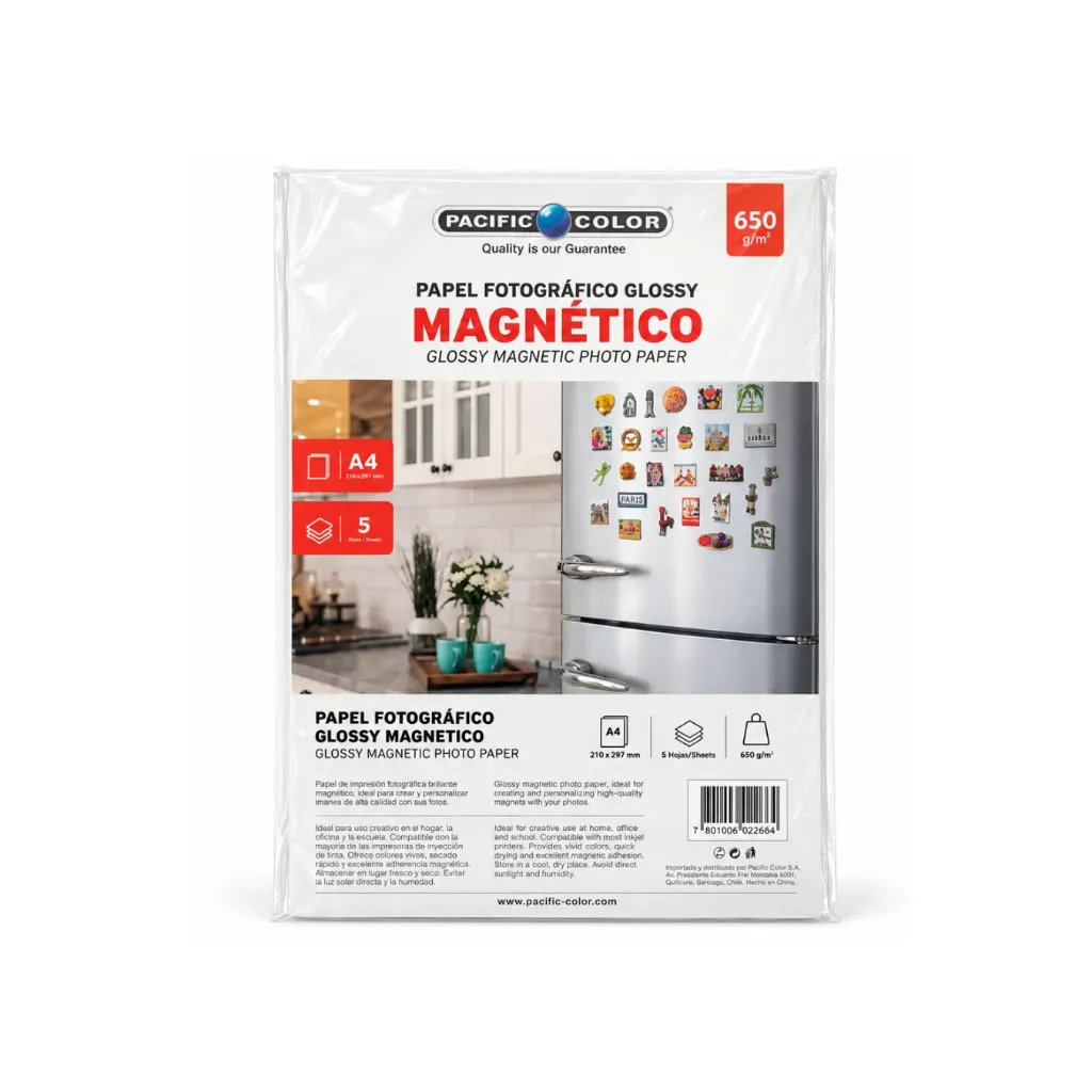[5264] PAPEL GLOSSY PHOTO PAPER MAGNETIC DE 120GR DE 1 HOJA