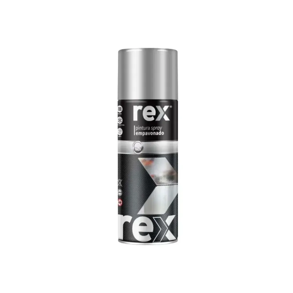 [kit-4725] Caja 6 unidades Pintura spray empavonada blanco 400ml - Rex / 33263