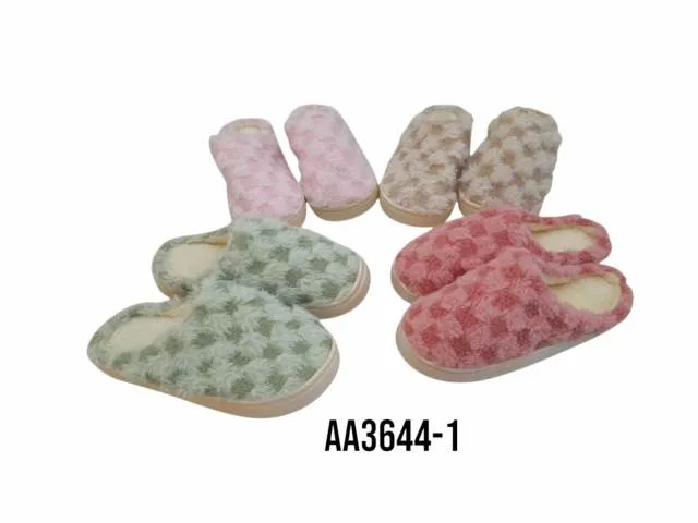 Pantufla dama mujer cuadros planta gruesa - Finger / AA3644-1