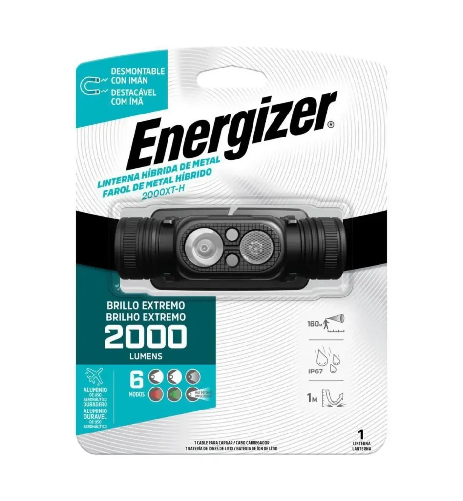 [kit-5111] Caja 4 unidades Linterna hibrida metal cabeza 2000XT-H - Energizer / E304308901