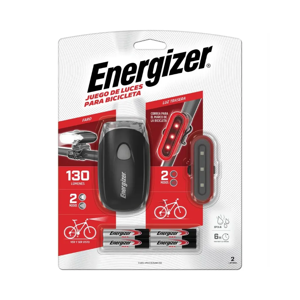 Juego de luces para bicicleta - Energizer