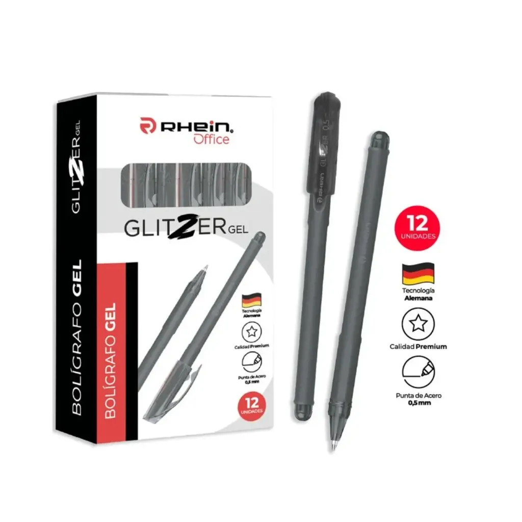 Lápiz glitzer gel 0.7mm - Rhein
