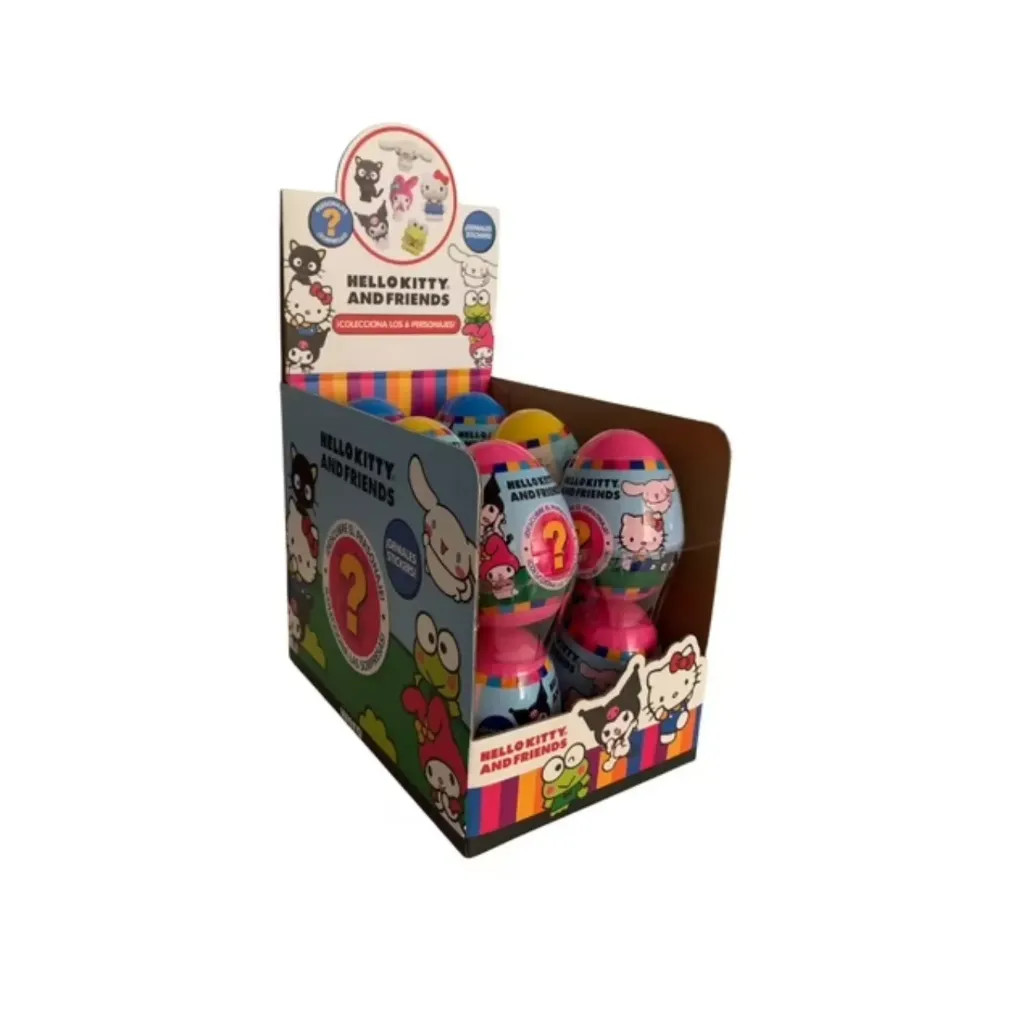 [5469] Display 12 unidades Huevo sorpresa hello kitty and friends - Tgg / WE4382