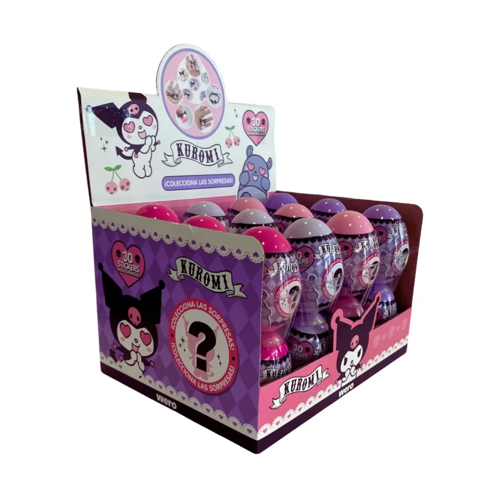 Display 24 unidades Huevo sorpresa kuromi - Tgg  / WE4384
