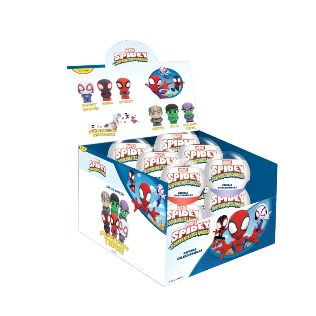 [5472] Display 12 unidades Esfera coleccionable spidey and friends - Tgg / 8414-12