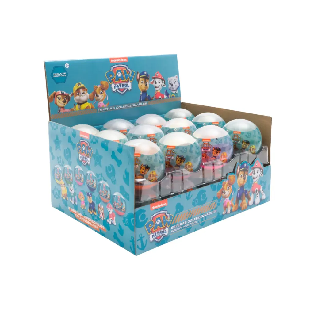[5473] Display 24 unidades Esfera coleccionable paw patrol - Tgg