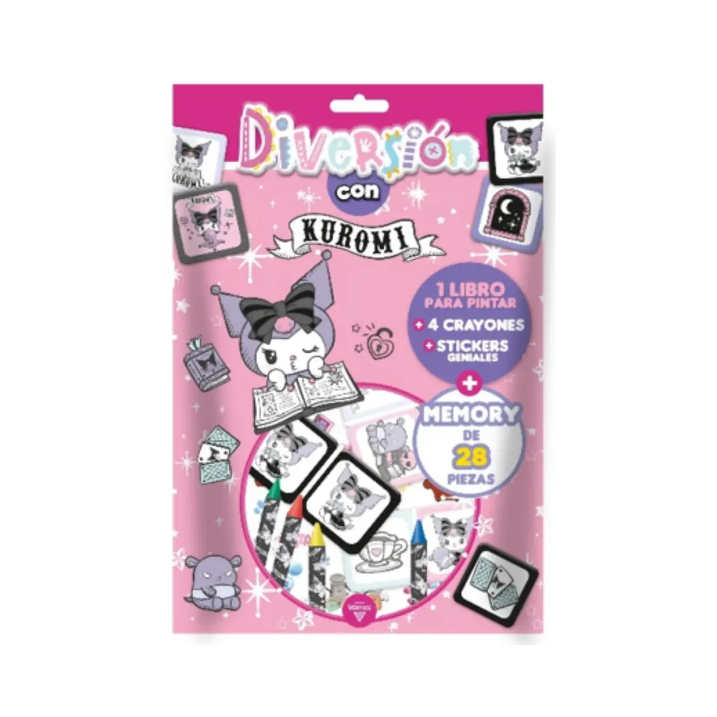[5448-kuromi] Display 12 unidades Blíster diversión con - Tgg (kuromi)