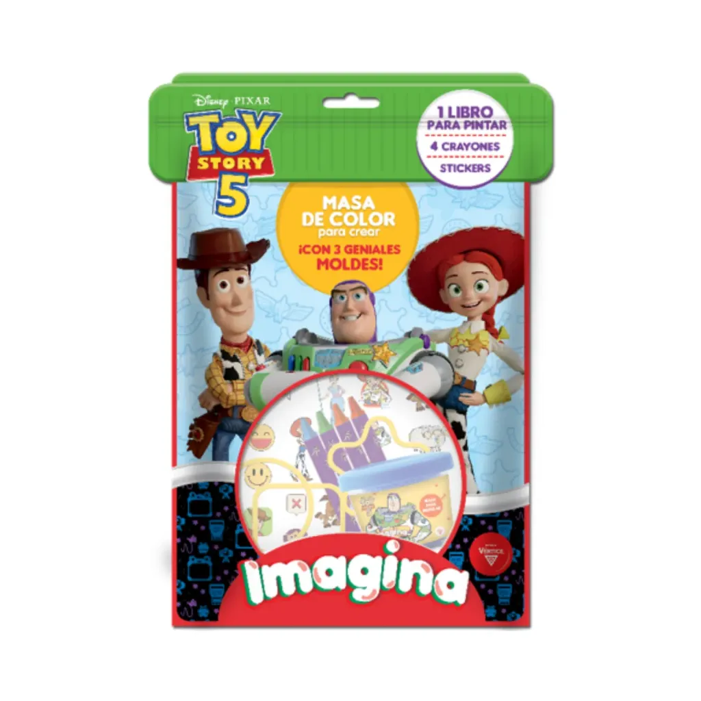[5449-toy story 1] Display 12 unidades Blíster imagina mini masas - Tgg (toy story 1)
