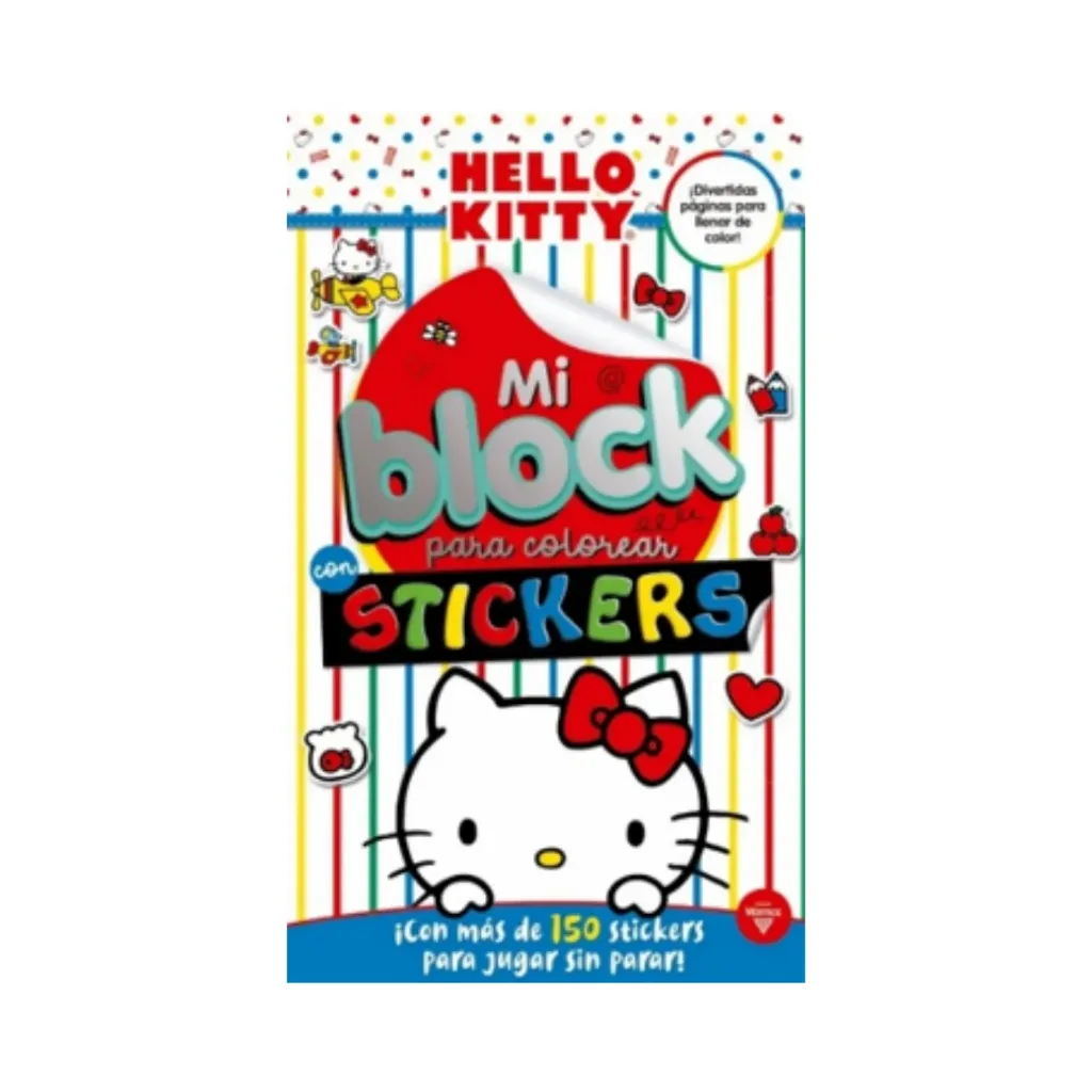[5450-hello kitty] Display 24 unds Block de stickers para colorear - Tgg (hello kitty)