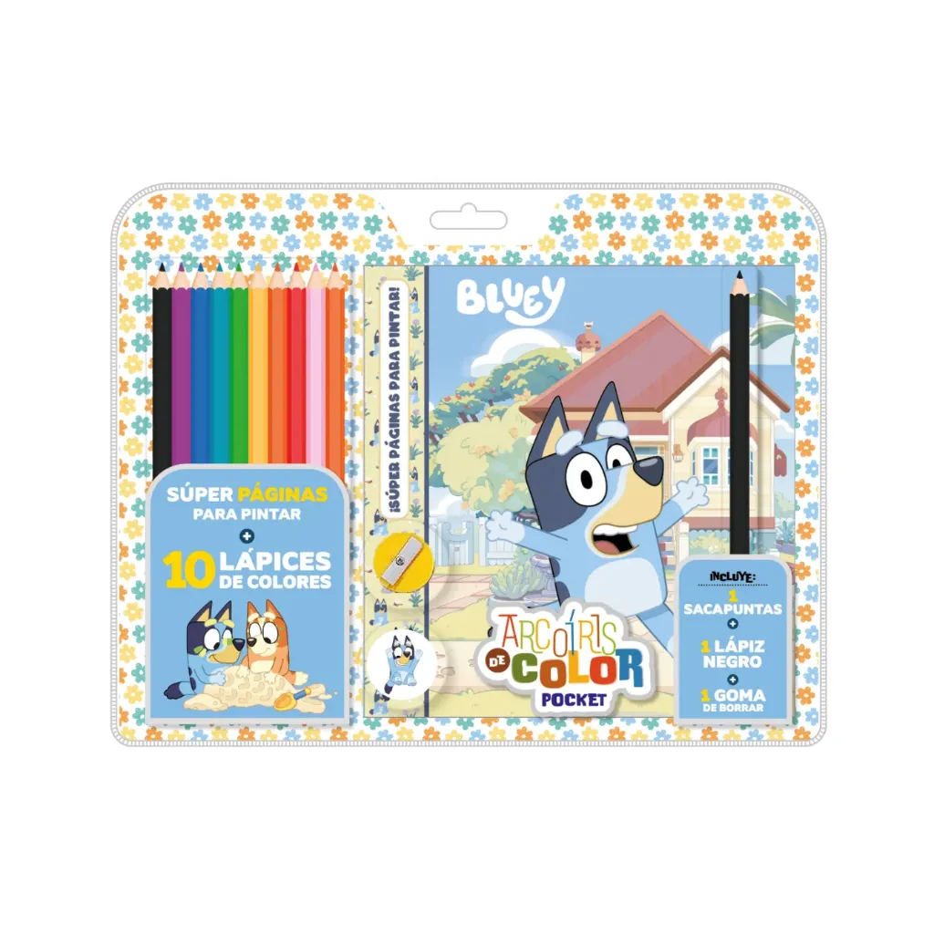 [5451-bluey] Display 12 unidades Set arcoíris pocket - Tgg (bluey)