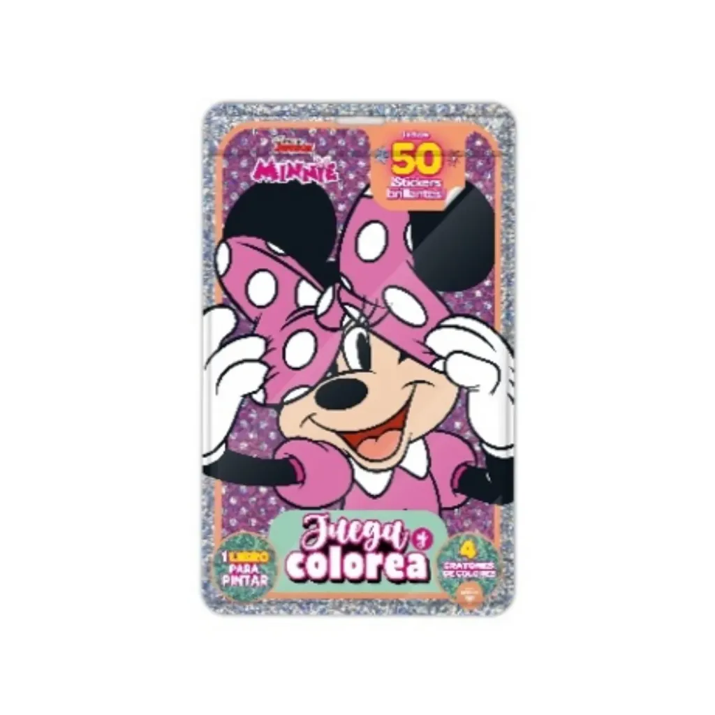 [5458-minnie] Display 24 unidades Blíster juega y colorea - Tgg (minnie)