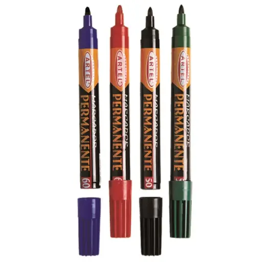 Marcador permanente punta redonda - Artel