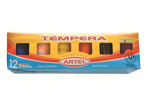 [468] Témpera 12 colores - Artel 