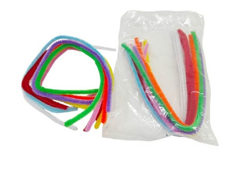 [3167] MANUALIDADES LIMPIAPIPA CHENILLE 10 UNDS - Finger