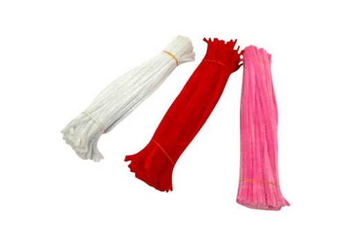 Limpiapipa de color 30cm 100 unidades - Finger