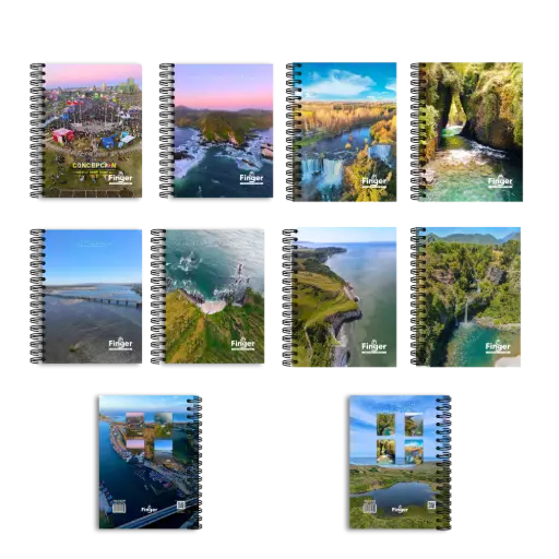 Cuaderno Triple Universitario 3 Materias - Finger