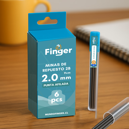 [4987] Minas de repuesto 2.0 mm 12 unidades AA6108-2 - Finger